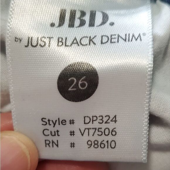 Just Black Ankle Jeans with Destruction - Picture 5 of 6